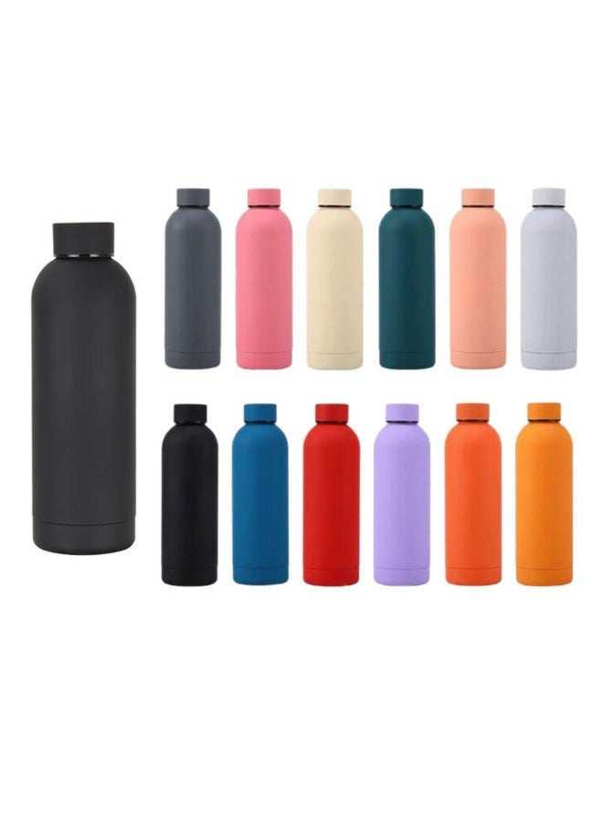 Thermal Insulated Water Bottle Stainless Steel 500ml Multicolor - Image 1